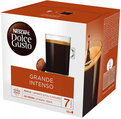 NESCAFÉ® Dolce Gusto® Coffee capsules NESCAFÉ Dolce Gusto "Grande Intenso", 16 pcs. NESCAFÉ® Dolce Gusto® Coffee capsules NESCAFÉ Dolce Gusto "Grande Intenso", 16 pcs.
