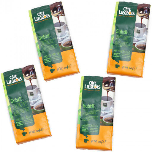 Café Liégeois Ground coffee set "Subtil" 4 x 250 g Café Liégeois Ground coffee set "Subtil" 4 x 250 g