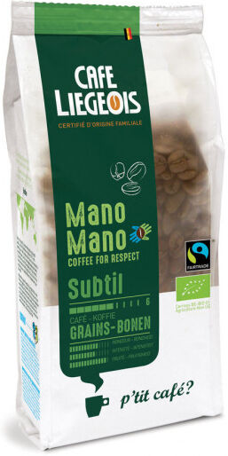 Café Liégeois Coffee beans Café Liégeois "Mano Mano Subtil", 250 g Café Liégeois Coffee beans Café Liégeois "Mano Mano Subtil", 250 g