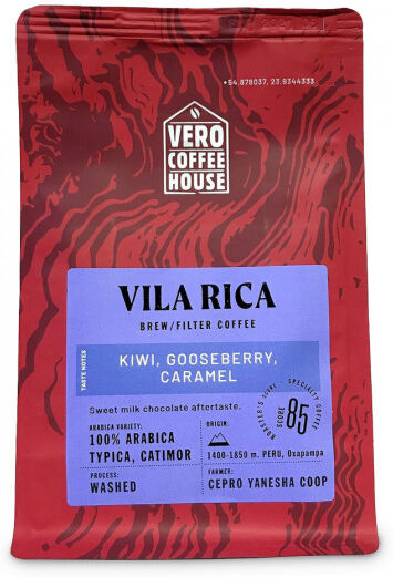 Vero Coffee House Ground coffee Vero Coffee House “Peru Vila Rica”, 200 g Vero Coffee House Ground coffee Vero Coffee House “Peru Vila Rica”, 200 g