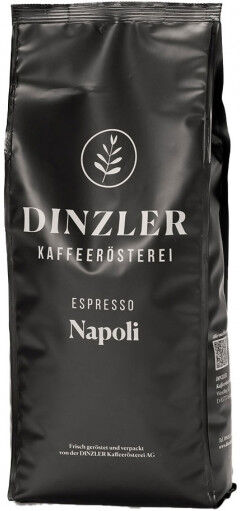 Dinzler Kaffeerösterei Caffee beans Dinzler Kaffeerösterei "Espresso Napoli", 1 kg Dinzler Kaffeerösterei Caffee beans Dinzler Kaffeerösterei "Espresso Napoli", 1 kg