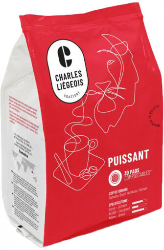 Charles Liégeois Coffee pads Charles Liégeois "Puissant", 30 pcs. Charles Liégeois Coffee pads Charles Liégeois "Puissant", 30 pcs.
