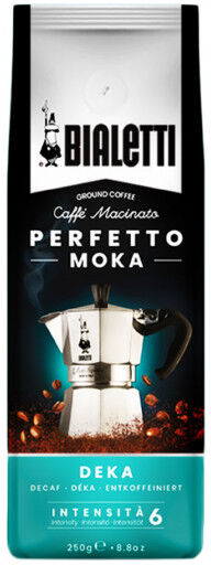 Bialetti Ground coffee Bialetti "Perfetto Moka Decaf", 250 g Bialetti Ground coffee Bialetti "Perfetto Moka Decaf", 250 g
