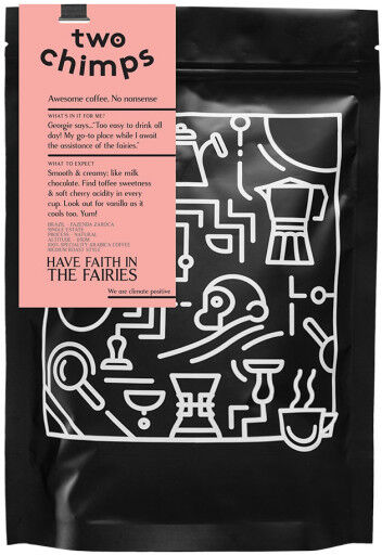 Two Chimps Coffee Coffee beans Two Chimps "Have Faith in the Fairies", 250 g Two Chimps Coffee Coffee beans Two Chimps "Have Faith in the Fairies", 250 g