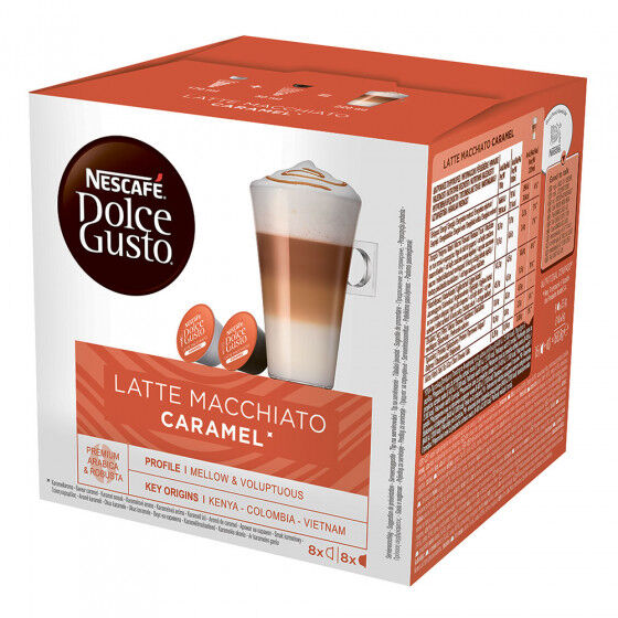 NESCAFÉ® Dolce Gusto® Coffee capsules NESCAFÉ Dolce Gusto "Caramel Latte Macchiato", 8+8 pcs.