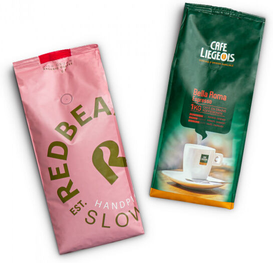 Coffee bean set "Gold Label Organic" + "Bella Roma"