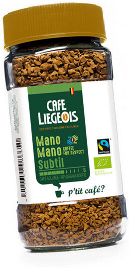 Café Liégeois Instant coffee Café Liégeois "Mano Mano Subtil", 100 g Café Liégeois Instant coffee Café Liégeois "Mano Mano Subtil", 100 g