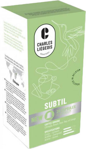 Charles Liégeois Coffee capsules Charles Liégeois "Subtil", 20 pcs. Charles Liégeois Coffee capsules Charles Liégeois "Subtil", 20 pcs.