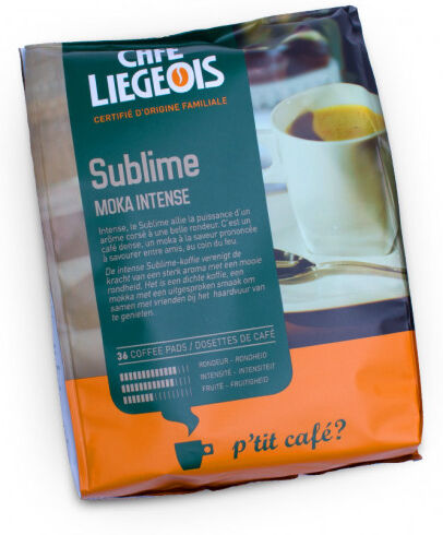 Café Liégeois Coffee pads Café Liégeois "Sublime", 36 pcs. Café Liégeois Coffee pads Café Liégeois "Sublime", 36 pcs.