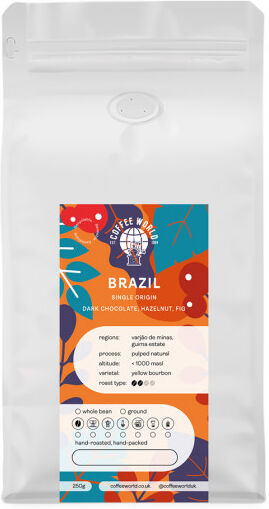 Coffee World Coffee beans Coffee World "Brazil Guima Estate", 250 g Coffee World Coffee beans Coffee World "Brazil Guima Estate", 250 g