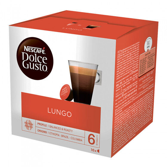 NESCAFÉ® Dolce Gusto® Coffee capsules NESCAFÉ Dolce Gusto "Lungo", 16 pcs.