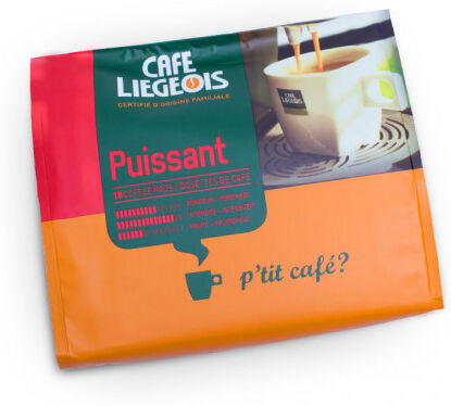 Café Liégeois Coffee pads Café Liegeois "Puissant", 18 pcs. Café Liégeois Coffee pads Café Liegeois "Puissant", 18 pcs.