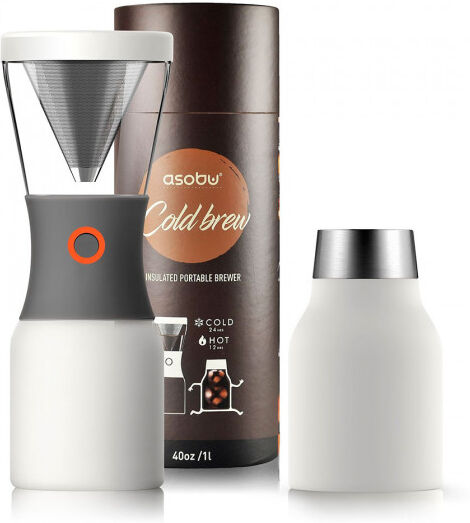 Asobu Cold brew coffee maker Asobu "Stainless Steel White" Asobu Cold brew coffee maker Asobu "Stainless Steel White"