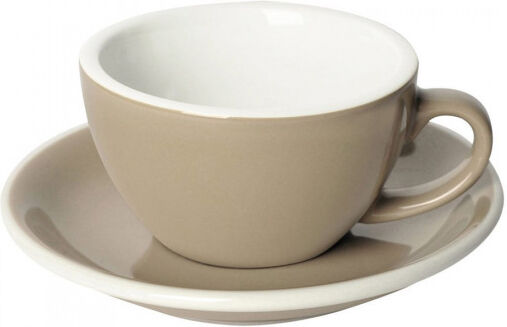 Loveramics Cappuccino cup with a saucer Loveramics "Egg Taupe", 200 ml Loveramics Cappuccino cup with a saucer Loveramics "Egg Taupe", 200 ml