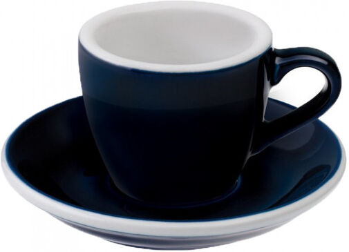 Loveramics Espresso cup with a saucer Loveramics "Egg Denim", 80 ml Loveramics Espresso cup with a saucer Loveramics "Egg Denim", 80 ml