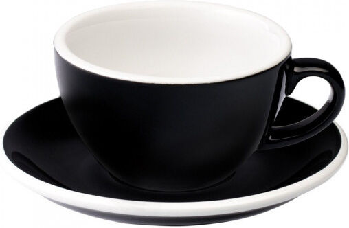 Loveramics Cappuccino cup with a saucer Loveramics "Egg Black", 200 ml Loveramics Cappuccino cup with a saucer Loveramics "Egg Black", 200 ml