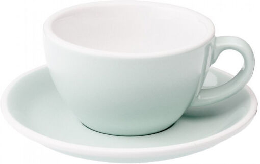 Loveramics Cappuccino cup with a saucer Loveramics "Egg River Blue", 200 ml Loveramics Cappuccino cup with a saucer Loveramics "Egg River Blue", 200 ml