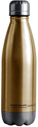 Asobu Thermo bottle Asobu "Central Park Gold/Silver", 500 ml Asobu Thermo bottle Asobu "Central Park Gold/Silver", 500 ml