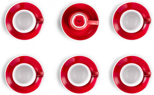 Loveramics Espresso cup set with a saucer Loveramics "Egg Red", 80 ml, 6 pcs. Loveramics Espresso cup set with a saucer Loveramics "Egg Red", 80 ml, 6 pcs.