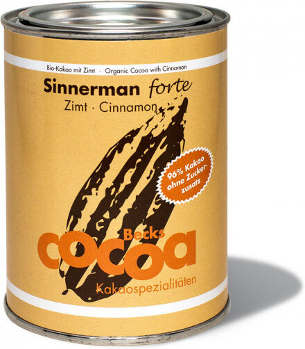 Becks Organic cocoa Becks Cacao "Sinnerman forte" with cinnamon, 250 g