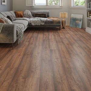 Luxury Flooring 13.99m² - Dark Ottawa Oak 8mm Laminate Flooring - Water Resistant Luxury Flooring 13.99m² - Dark Ottawa Oak 8mm Laminate Flooring - Water Resistant