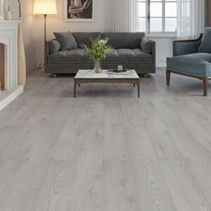 Luxury Flooring 13.99m² - Grey Flint Oak 8mm Laminate Flooring - Water Resistant Luxury Flooring 13.99m² - Grey Flint Oak 8mm Laminate Flooring - Water Resistant