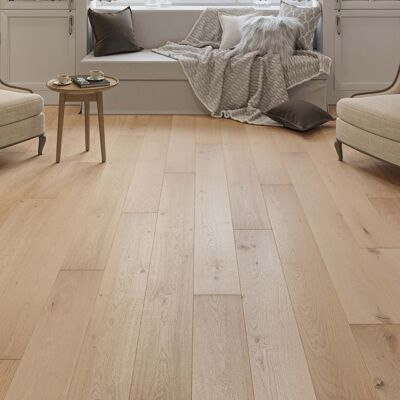 Luxury Flooring Light Engineered Oak Smooth & Invisible Oiled Flooring - 14mm x 1900mm x 190mm Luxury Flooring Light Engineered Oak Smooth & Invisible Oiled Flooring - 14mm x 1900mm x 190mm