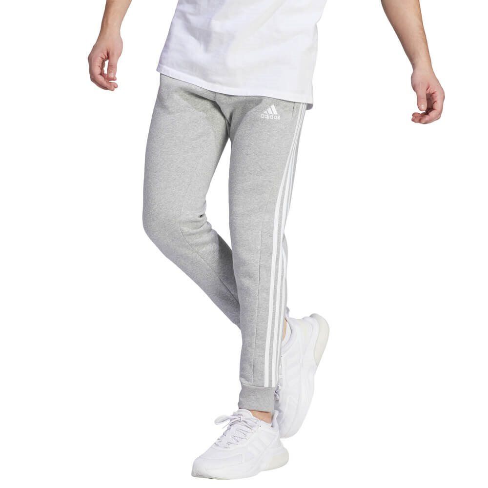 adidas Sportswear Mens Fleece 3-Stripes Joggers - Grey - 2XL