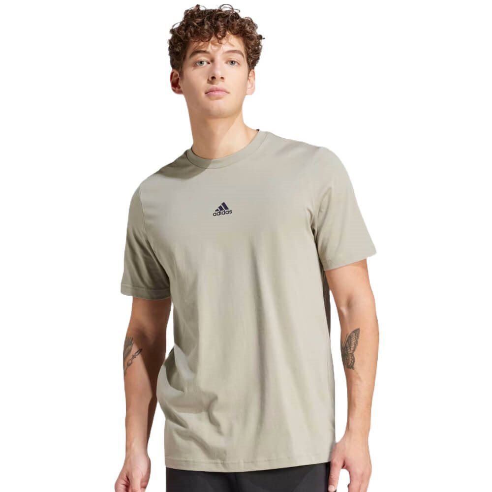 adidas Sportswear Mens House Of Tiro Graphic T-Shirt - Silver Pebble - XL