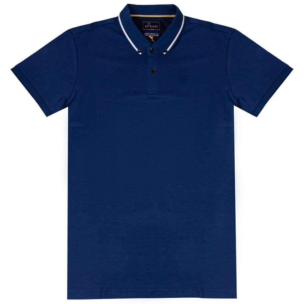 Tommy Bowe XV Kings Clothing Mens Burnham Polo - Navy - S