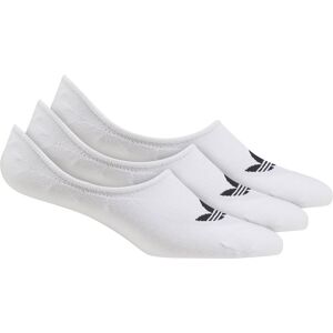 adidas Originals Mens 3-Pack No Show Socks - White - M