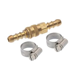 Calor 8mm Quick Release Gas Hose Coupling and Jubilee Clips