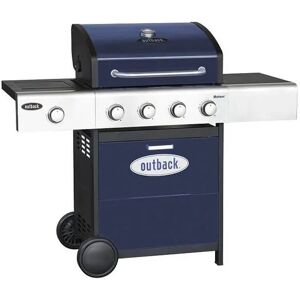 Outback Meteor Blue 4 Burner Gas BBQ