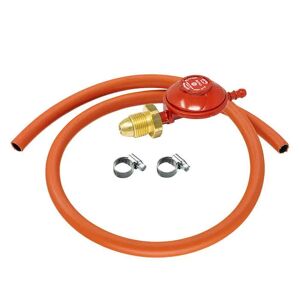 Calor 37mbar Low-Pressure Propane Screw-On Gas Regulator Hose/Clip Kit