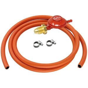 Calor 37mbar Low-Pressure Propane Screw-On Gas Regulator Hose/Clip Kit