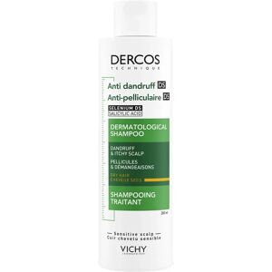 Vichy Dercos Anti-Dandruff Purifying Scalp Shampoo For Dry Hair 200ml