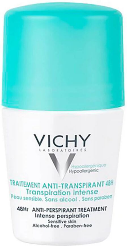 Vichy Deodorant 48Hr Intensive Anti-Perspirant Roll On For Sensitive Skin 50ml