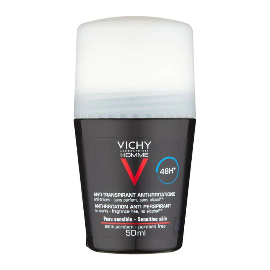 Vichy Homme 48Hr Deodorant Roll-On For Sensitive Skin 50ml