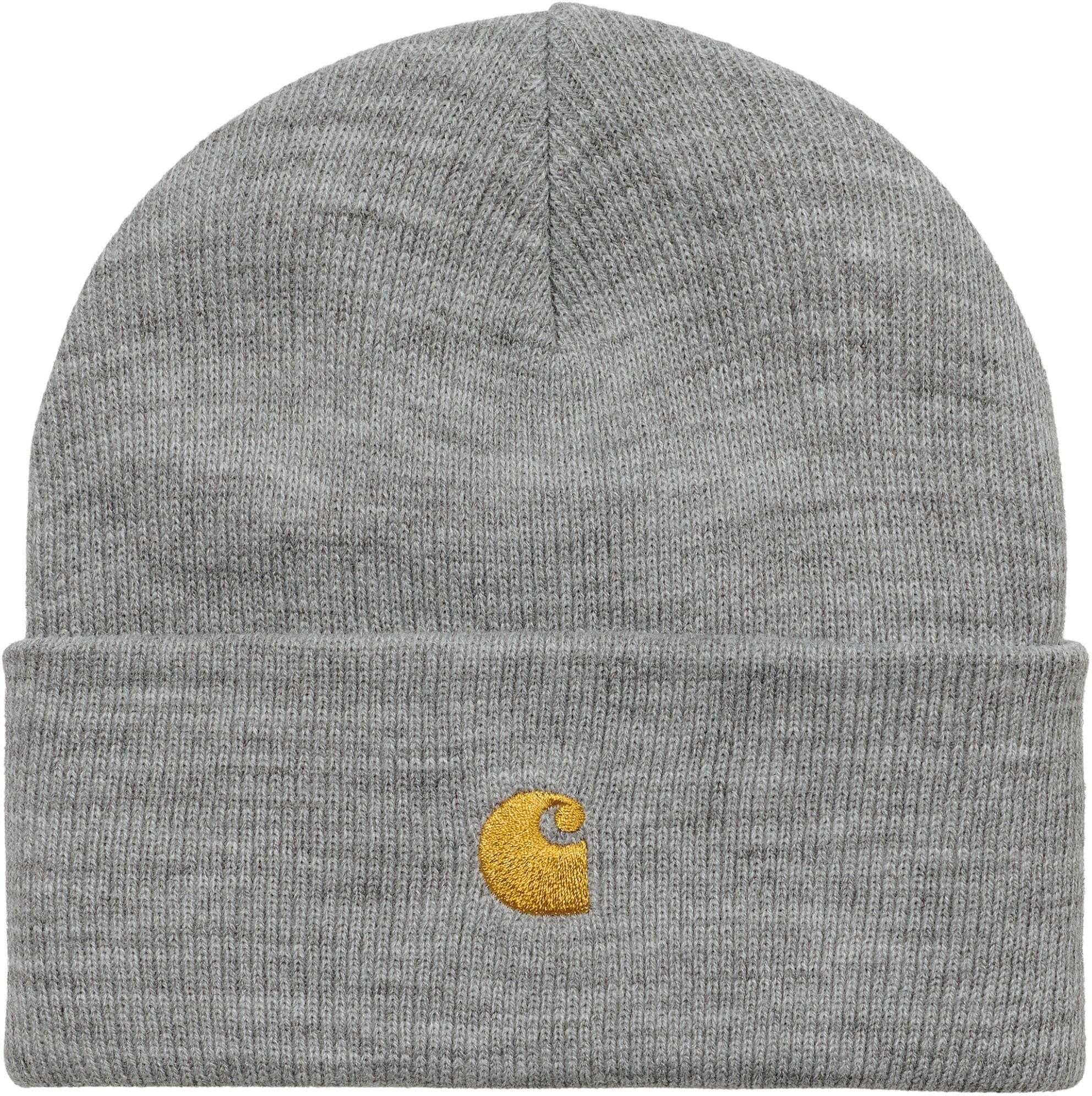 Carhartt WIP Chase Beanie - Grey Heather - I026222-00M CHASE BEAN Colo - GREY - male - Size: One Size