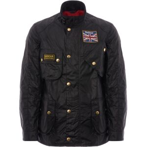 Barbour International Union Jack Wax Jacket - Black MWX0068BK91 Colour - Black - male - Size: XXL Barbour International Union Jack Wax Jacket - Black MWX0068BK91 Colour - Black - male - Size: XXL
