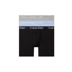 Calvin Klein 3 Pack Boxer Briefs - Black, Blue and Grey  - 2971A-MCA B - MULTI - male - Size: M