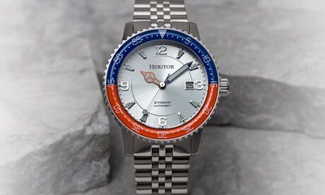 Groupon Goods Global GmbH Heritor Automatic Dominic Bracelet Watch with Date Groupon Goods Global GmbH Heritor Automatic Dominic Bracelet Watch with Date