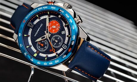 Groupon Goods Global GmbH Morphic M88 Series Men's Chronograph Genuine Leather Watch With Free Delivery Groupon Goods Global GmbH Morphic M88 Series Men's Chronograph Genuine Leather Watch With Free Delivery