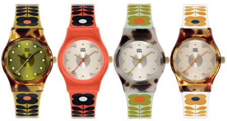Groupon Goods Global GmbH Orla Kiely Flower Print Watch Groupon Goods Global GmbH Orla Kiely Flower Print Watch