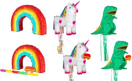 Groupon Goods Global GmbH Colourful Pinata with Pull String Groupon Goods Global GmbH Colourful Pinata with Pull String