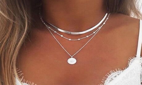 Groupon Goods Global GmbH One or Two Women's Multilayer Necklaces Groupon Goods Global GmbH One or Two Women's Multilayer Necklaces