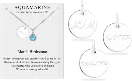 Groupon Goods Global GmbH Philip Jones Birthstone Necklace with Crystals from Swarovski® Groupon Goods Global GmbH Philip Jones Birthstone Necklace with Crystals from Swarovski®