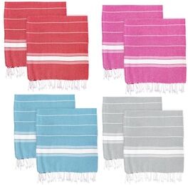 Groupon Goods Global GmbH Nicola Spring Two-Piece 100% Turkish Cotton Towel Set Groupon Goods Global GmbH Nicola Spring Two-Piece 100% Turkish Cotton Towel Set