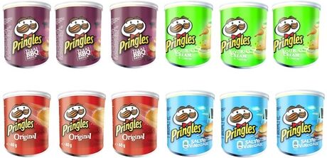 Groupon Goods Global GmbH 12 40g Cans Pringles Crisps in Choice of Flavour Groupon Goods Global GmbH 12 40g Cans Pringles Crisps in Choice of Flavour