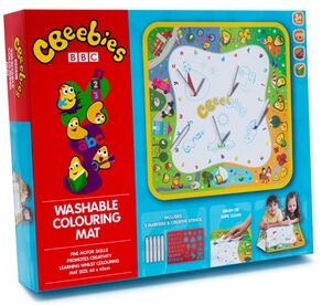 Groupon Goods Global GmbH One or Two RMS CBeebies Washable Colouring Mats Groupon Goods Global GmbH One or Two RMS CBeebies Washable Colouring Mats